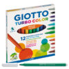 astuccio 12 pennarelli turbocolor giotto