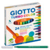 astuccio 24 pennarelli turbocolor giotto