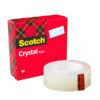 nastro adesivo scotch crystal clear 600 33mtx19mm