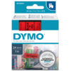 nastro dymo tipo d1 (24mmx7mt) nero/rosso 537170