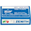 scatola 1000 punti zenith 130/e s100 (6/4) in acciaio naturale