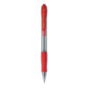 penna sfera scatto super grip rosso medio 1.0mm pilot