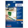 250 biglietti visita 85x54mm bianco laser 200gr quickclean avery