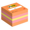 blocco minicubo 400foglietti post-it 51x51mm 2051-p melone/rosa guava