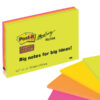 blocco 45foglietti post-it super sticky 101x152mm meeting note neon 6445-ssp