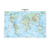 carta geografica scolastica plastificata mondo 297x420mm belletti