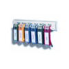 scatola 6 portachiavi key clip assort. durable