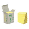 blocco 100foglietti post-it notes green 38x51mm 653-1b giallo