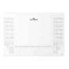 ricambio 25fg con calendario biannuale 57x41cm durable