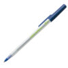 scatola 60 penne a sfera bic ecolutions round stic blu 1.0mm