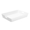 vassoio multiuso 37,5x26,6xh6cm bianco living