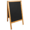 lavagna teak a cavalletto 69x125cm sandwich securit