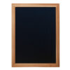 lavagna nera teak 30x40cm woody securit