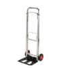 carrello portatutto in alluminio pieghevole c/ruote portata max 90kg