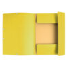 cartella con elastico 24x32cm giallo limone cartoncino lustre' 425gr