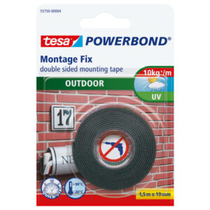 nastro biadesivo 19mmx1,5mt powerbond esterni tesa