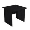 scrivania lineare 80x80cm nero venato - easy