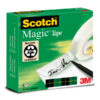 nastro adesivo scotch magic 810-2566 25mmx66mt invisibile permanente