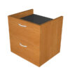 coppia cassetti 36x29x35,5cm x libreria l40 noce chiaro