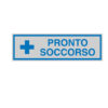 targhetta adesiva 165x50mm pronto soccorso