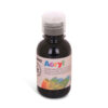 colore acrilico fine acryl 125ml nero primo