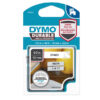 nastro dymo tipo d1 durable (12mmx5.5mt) nero/bianco 1978364