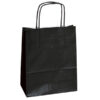 25 shoppers carta kraft 14x9x20cm twisted nero