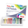 astuccio 12 pastelli a olio pentel arts