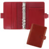 organiser metropol personal f.to 188x135x38mm rosso similpelle filofax