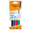 astuccio 4 pennarelli velleda 1741 punta tonda whiteboard colori assortiti bic