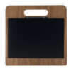 porta menu' chopping board in legno con anelli 32,7x30cm securit