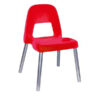 sedia per bambini piuma h35cm rosso cwr