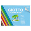 album kids carta colorata 2+ f.to a4 120gr 20fg giotto