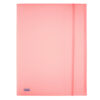 cartella 3l c/elastico ppl pastel rosa f.to utile 24x33cm favorit