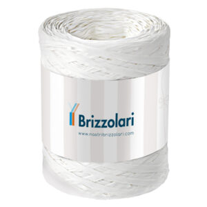 rafia sintetica 6802 5mmx200mt colore bianco 01 brizzolari