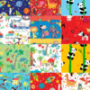 scatola 100fg carta regalo raso bambini 70x100cm rex sadoch