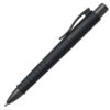 penna a sfera 0,7mm poly ball urban fusto all black faber castell