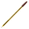 scatola 10 penna a sfera 434 noris stick marrone 1,0mm staedtler