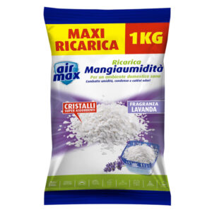 ricarica sali assorbiumidita' air max da 1kg lavanda