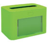 dispenser personalizzabile verde lime per tovaglioli interfogliati papernet