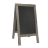 lavagna nature 131x72,7x72cm legno grigio sandwich securit