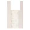 scatola 500 shoppers bianchi mini 17mic 22x40cm 6,5+6,5cm mater-bi