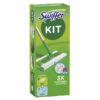 swiffer dry - starter kit completo con 8 panni e 3 panni wet