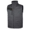 gilet multitasche stockton3 tg. l grigio/arancio