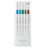 astuccio 5 fineliner emott tratto 0.4mm colori ass. island uni mitsubishi