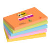 cf. 5pz blocco 90fg. post-it super sticky 76x127mm 655-5ss- boos boost