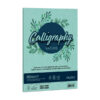 carta calligraphy nature remake a4 50fg 250gr acquamarina favini