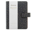 organiser f.to pocket 146x128x36mm c/cinturino confetti nero filofax