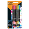 astuccio 6 fineliner intensity 0,8mm colori assortiti rainbow bic