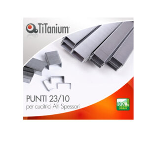 scatola 1000 punti 23/10 titanium